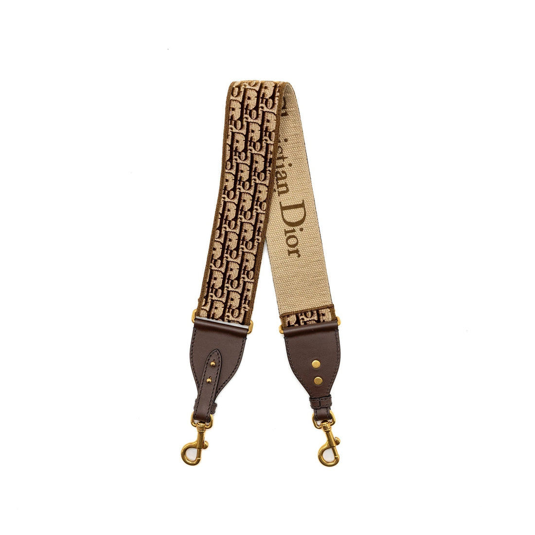 Top quality Dior shoulder strap canvas brown oblique