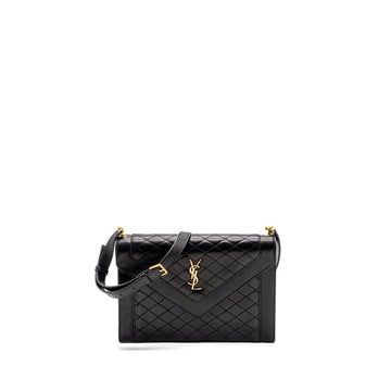 Saint laurent gaby satchel bag lambskin black GHW