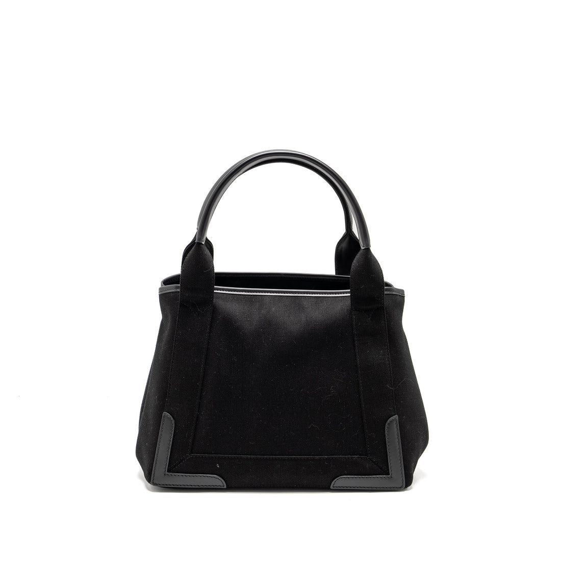 Balenciaga Cabas Logo Tote Bag Canvas/ CalBNkin Black SHW
