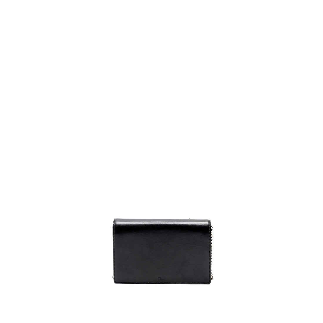 Top quality Dior Top quality Diorama wallet on chain limited print lambskin black