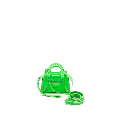 Balenciaga Super Mini Neo City Bag CalBNkin Green SHW