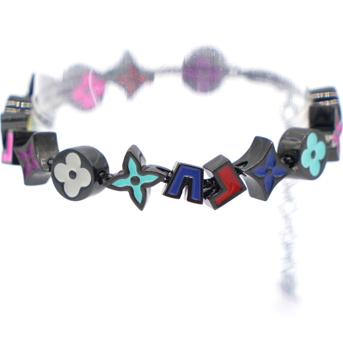 Louis-vuitton Louis Vuitton x Fragment Multicolor Metal Bracelet