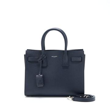 Saint Laurent/YSL Baby Sac De Jour  CalBNkin Navy SHW