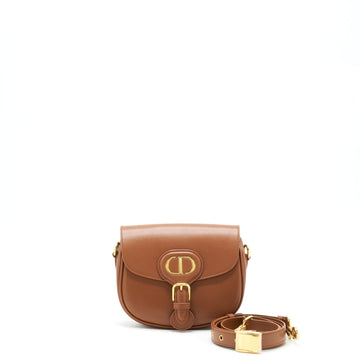 Christian Top quality Dior SMALL BOBBY BAG Calfskin Brown