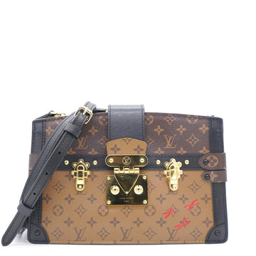 Louis-vuitton Reverse Monogram Canvas Trunk Clutch Bag
