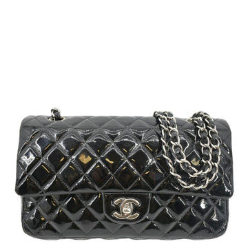 Chanel Classic Medium Double Flap  Leather Shoulder Bag Black