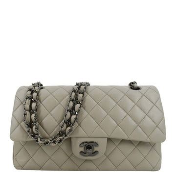 Pearl Street Bags Chanel Classic Medium Double Flap Quilted Leather Shoulder Bag Ivory
