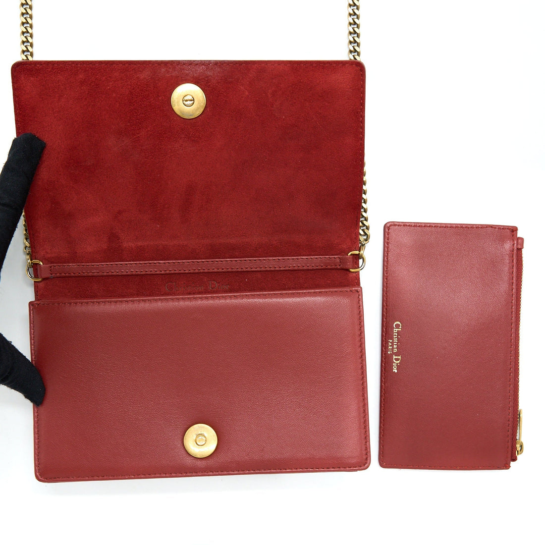 Top quality Dior Top quality Diorama Crossbody Bag With handle Red