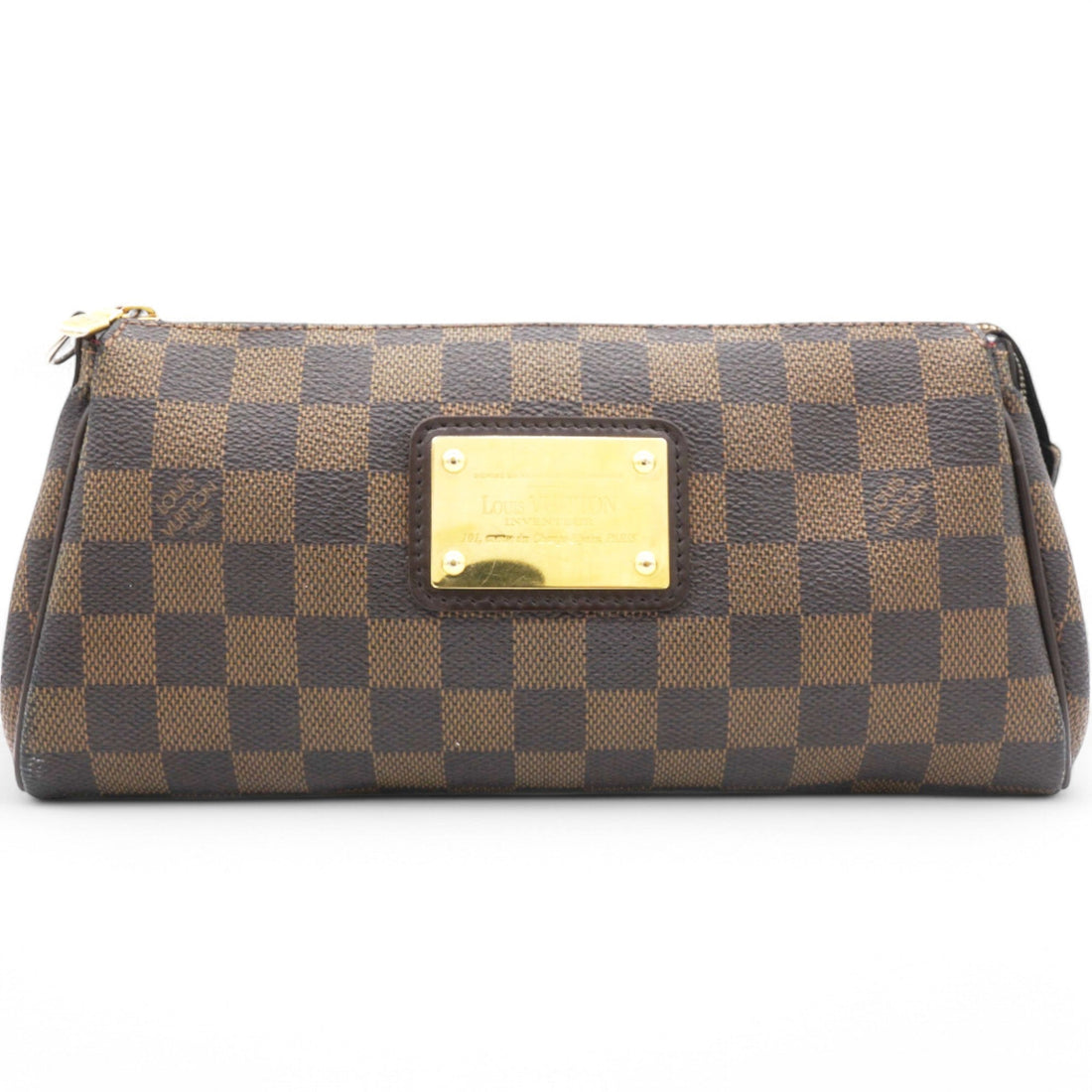 Louis-vuitton Damier Ebene Eva Clutch Brown
