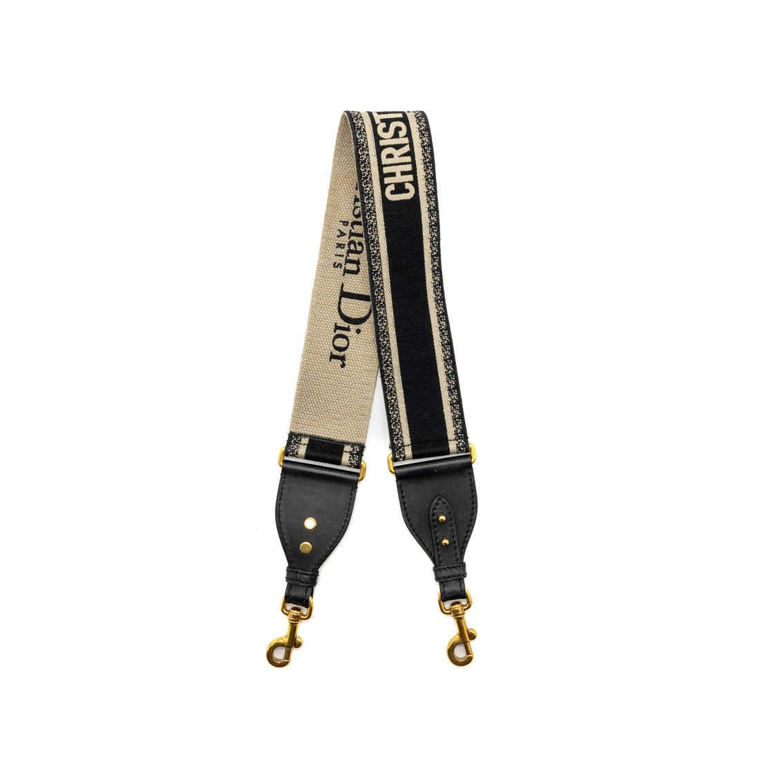 Top quality Dior shoulder strap oblique canvas black