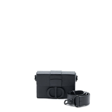 Top quality Dior 30 Montaigne Box Calfskin Black with Black Hardware