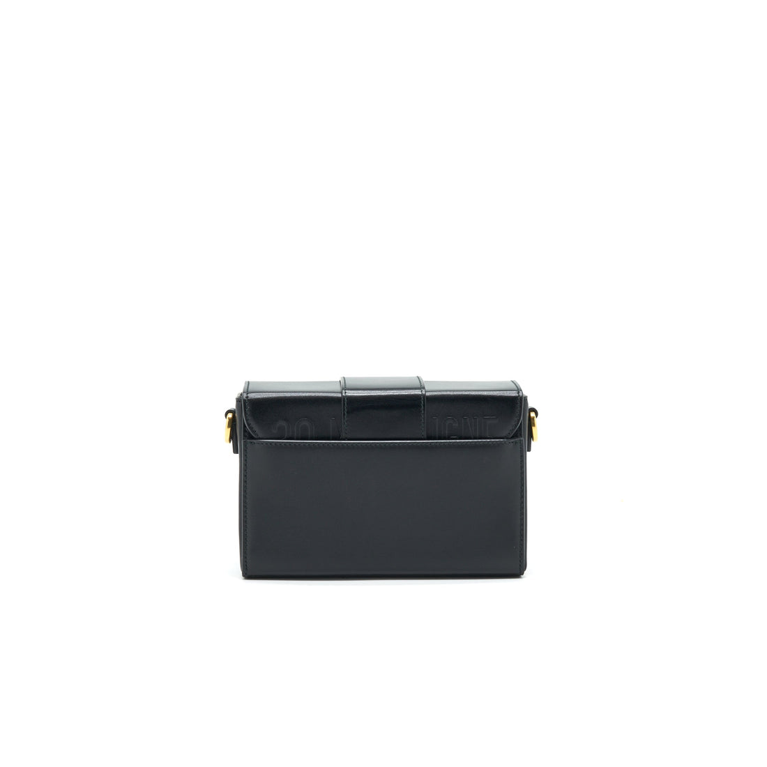 CHRISTIAN Top quality Dior 30 MONTAIGNE SMALL BOX BAG LEATHER BLACK