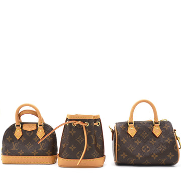 Louis-vuitton Monogram Trio Mini Icones