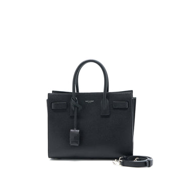 Saint Laurent Baby Sac De Jour Grained CalBNkin Black SHW