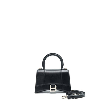 Balenciaga Hourglass AS Grained CalBNkin Black SHW