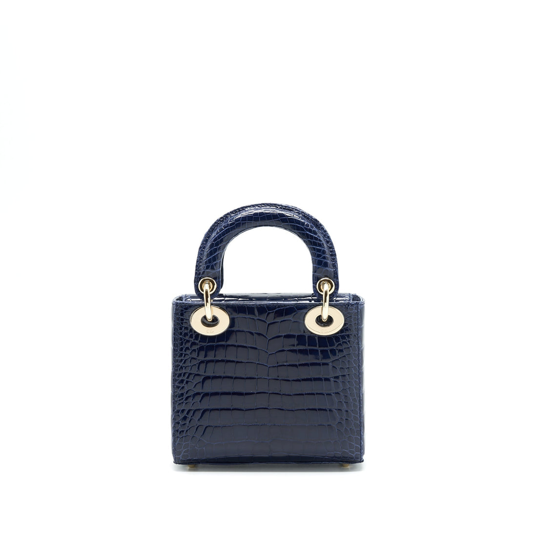 Christian Top quality Dior Mini Lady Top quality Dior Alligator Oil Blue