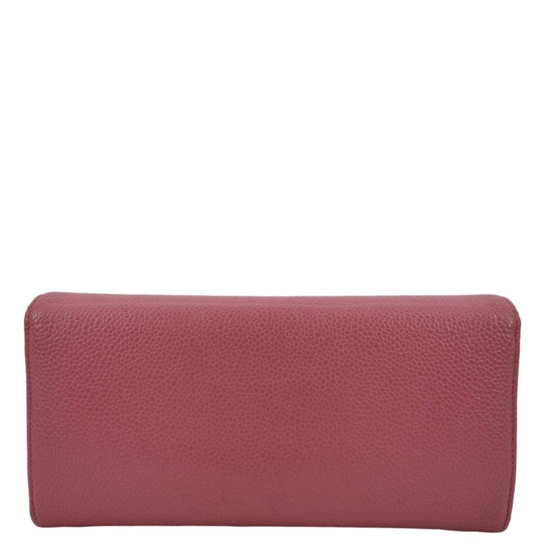 Chanel Timeless CC Flap Caviar Leather Wallet Pink