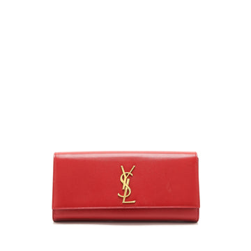 Saint Laurent/YSL Clutch Caviar Red GHW