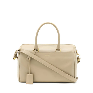 Saint Laurent Duffle Bag CalBNkin Light Grey GHW