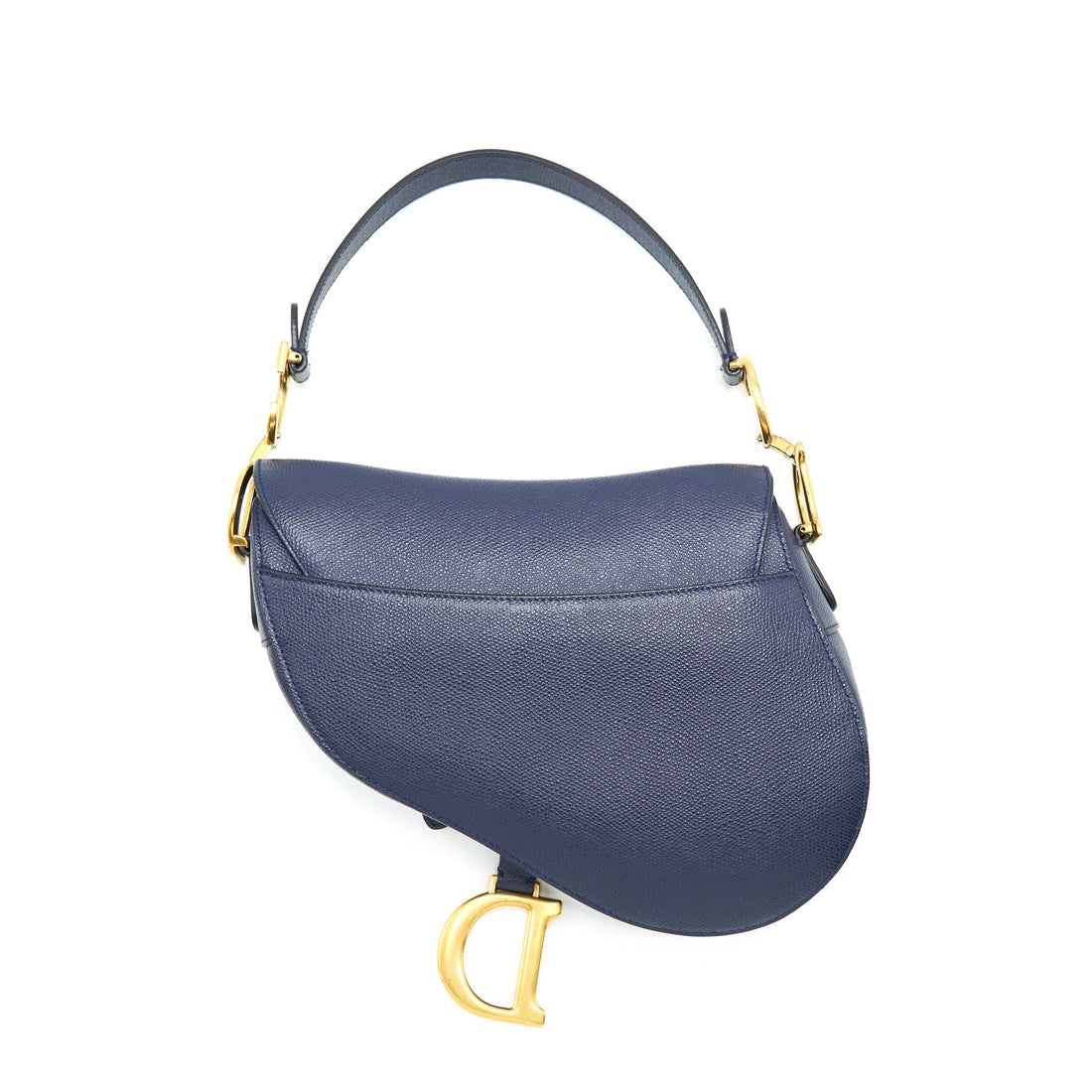 Christian Top quality Dior Medium Saddle Bag Indigo Blue