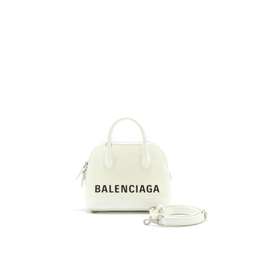 Balenciaga Ville top Handle top Handle Tote XXS white