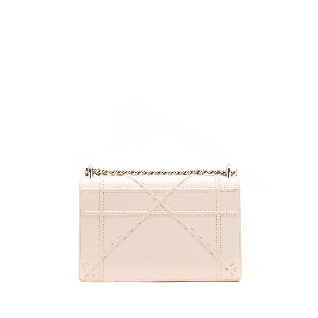 Top quality Dior Medium Top quality Diorama bag Grained Calfskin light pink