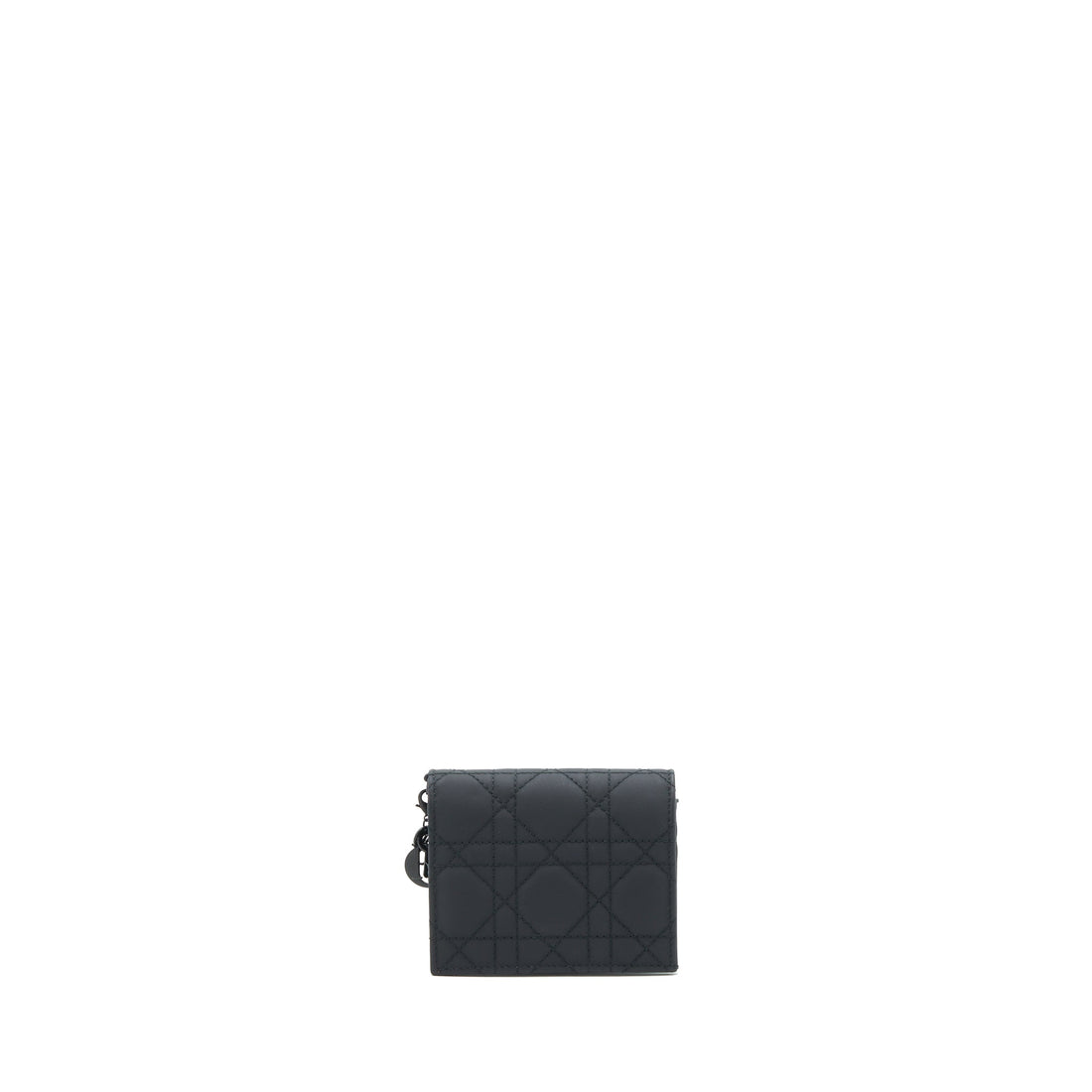 Top quality Dior Flap card Holder Calfskin so black