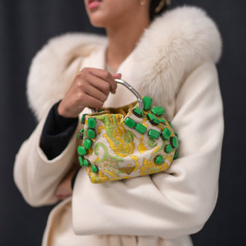 Prada Embroidery handbag