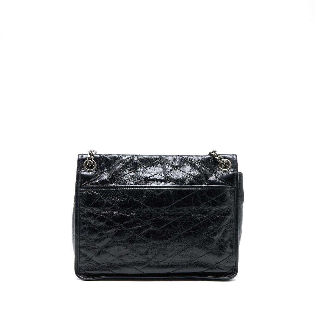 Saint Laurent/YSL Medium Niki Bag CalBNkin Black SHW