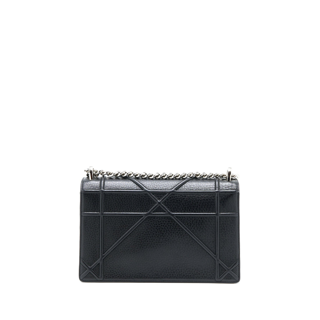 Top quality Dior Medium Top quality Diorama Calfskin Black