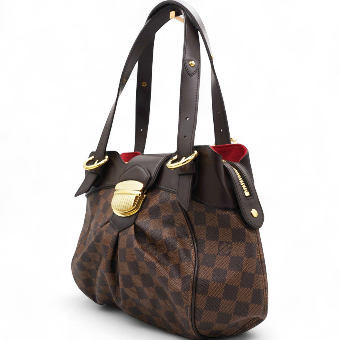 Louis-vuitton Damier Ebene Sistina PM Tote