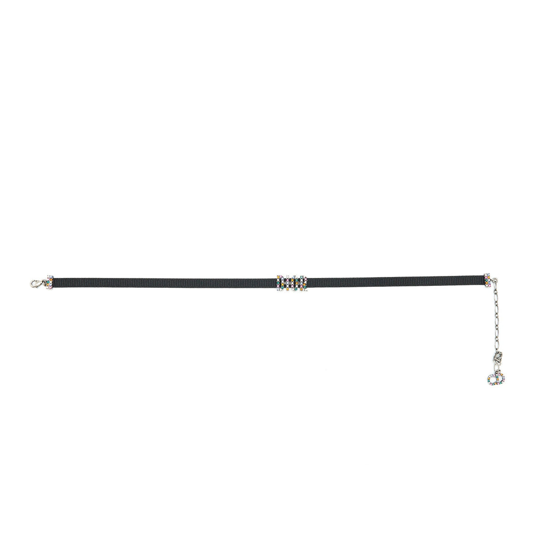Top quality Dior Letter Choker Black/Multicoloured logo