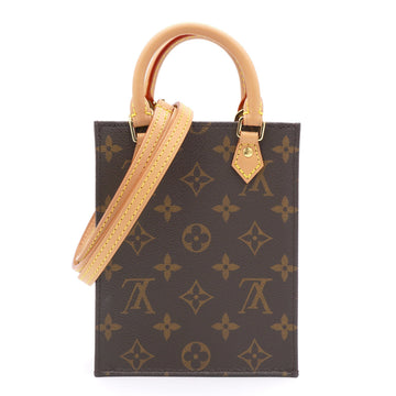 Louis-vuitton Monogram Canvas Petit Sac Plat Bag