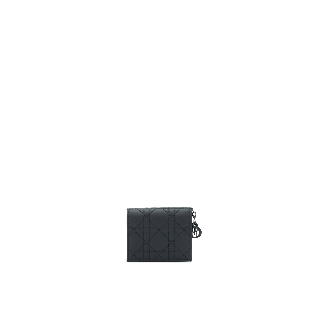 Christian Top quality Dior Ultra Matte Black Cannage Quilted Leather Lady Top quality Dior Card Holder