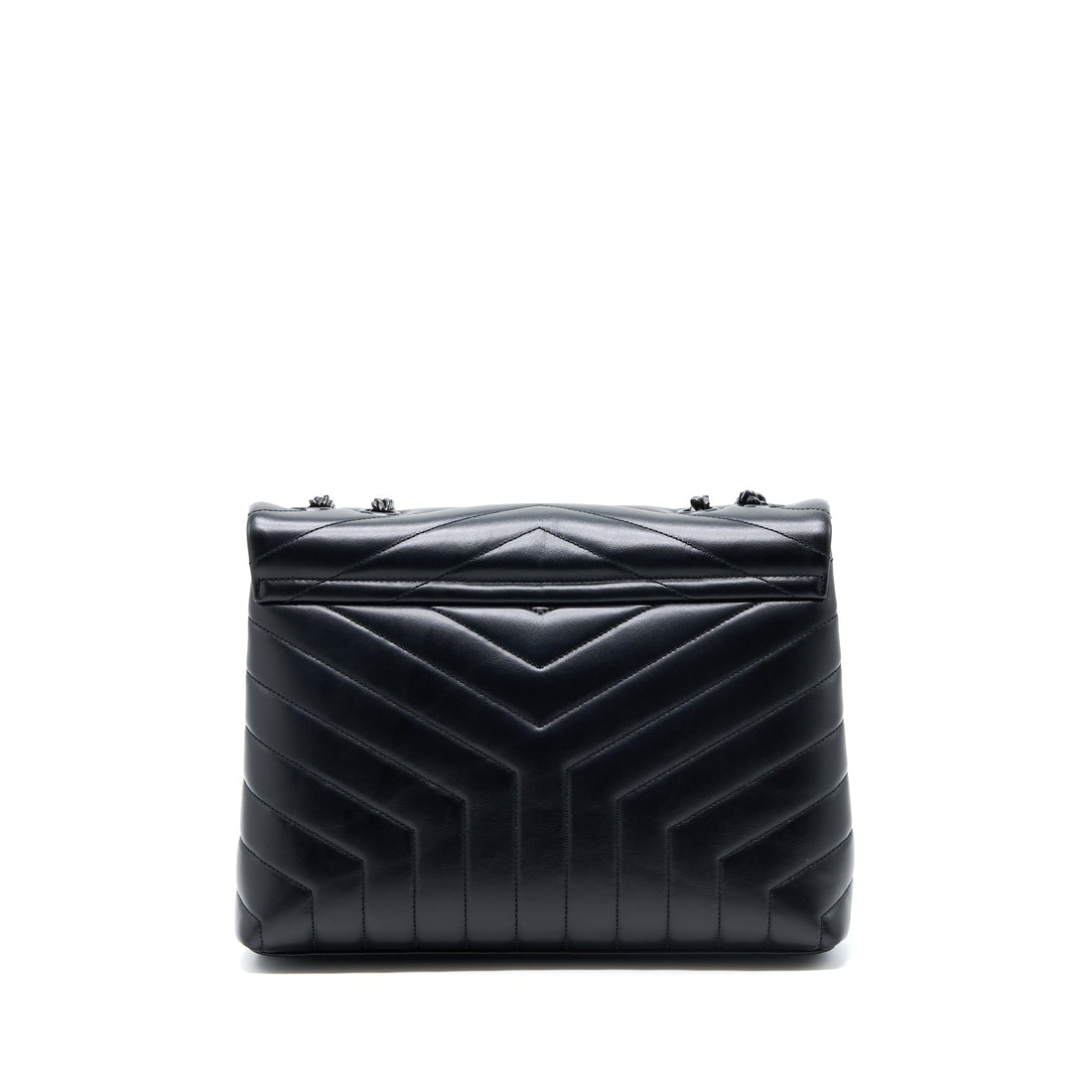 Saint Laurent / YSL Medium LouLou Shoulder Bag CalBNkin Black with Black Hardware