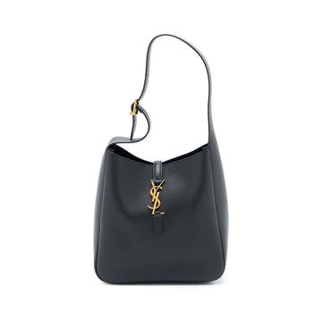 Saint laurent Le 5 A 7 Soft Small Bag in Smooth CalBNkin Black Brushed GHW