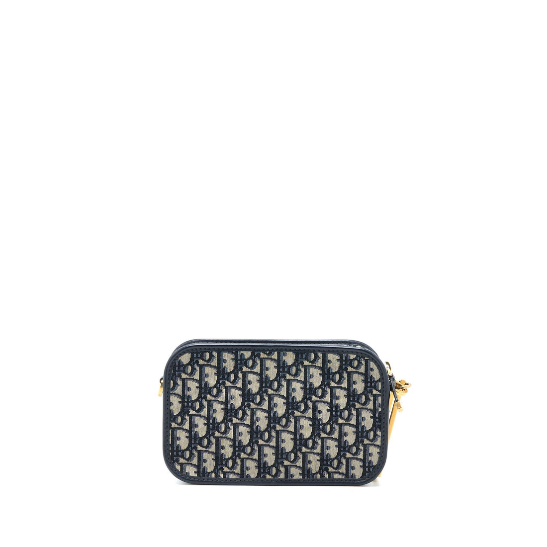 Top quality Dior Top quality Diorquake Pouch Blue Oblique Canvas With An Extra Strap