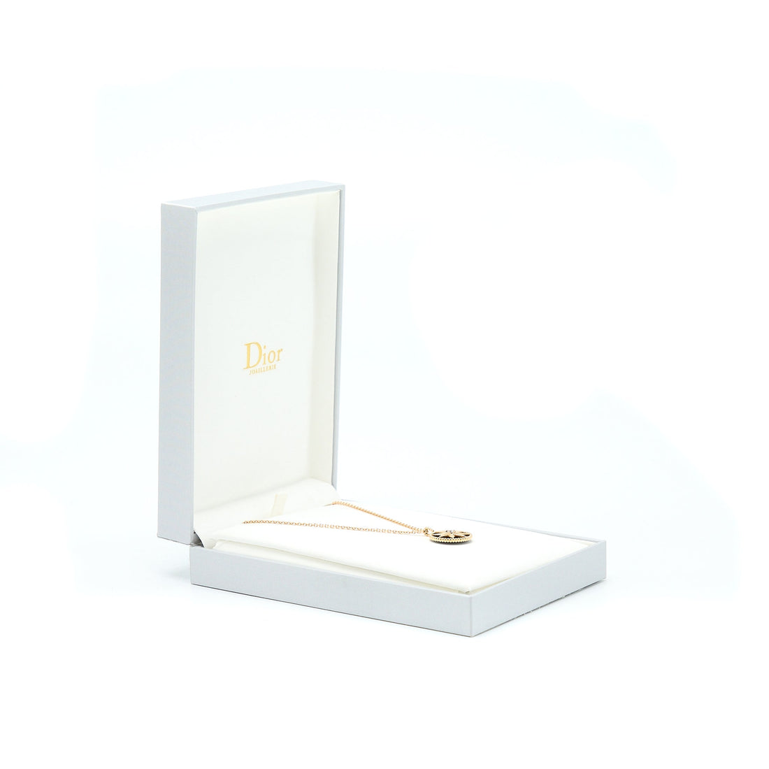 Top quality Dior Large Rose Des Vents Medallion Rose Gold With Diamond And Onyx