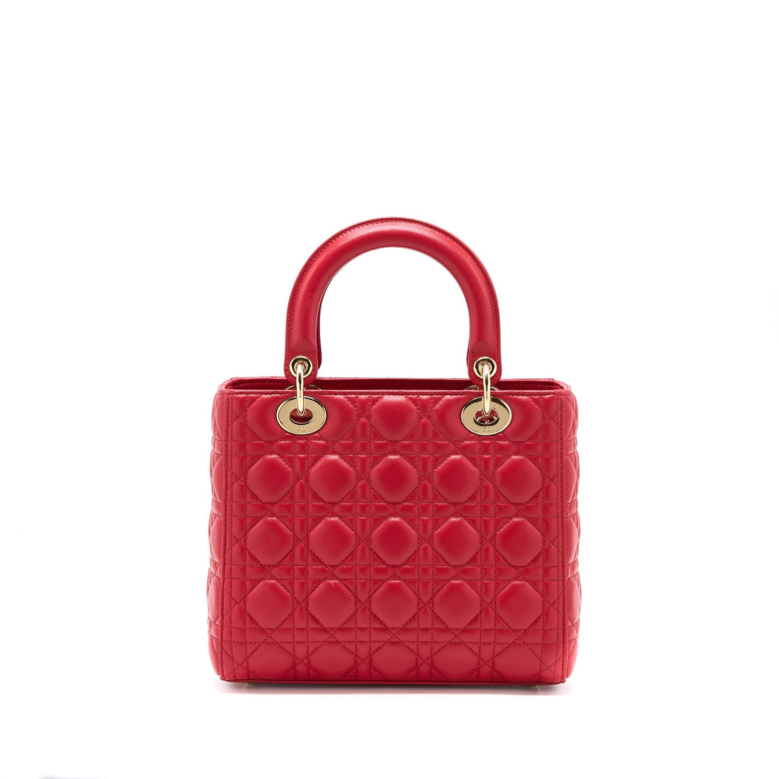 Top quality Dior Medium Lady Top quality Dior Lambskin Red