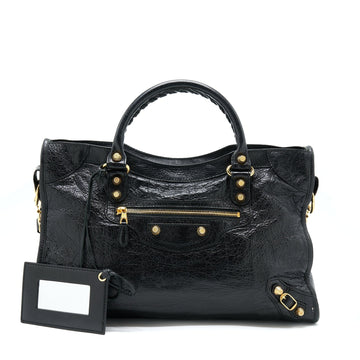 Balenciaga Classic City Bag Aged CalBNkin GHW