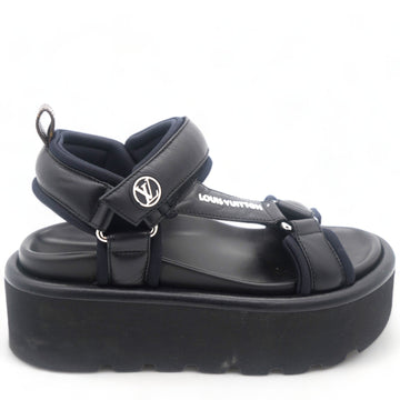 Louis-vuitton Pool Pillow Flat Comfort Sandal 37 black