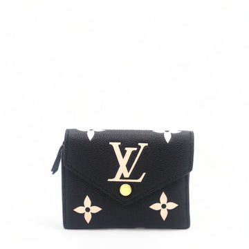 Louis-vuitton Empreinte Monogram Giant Victorine Wallet Black Beige