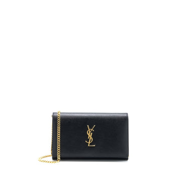 Saint Laurent / YSL Kate Bag Grained CalBNkin Black GHW