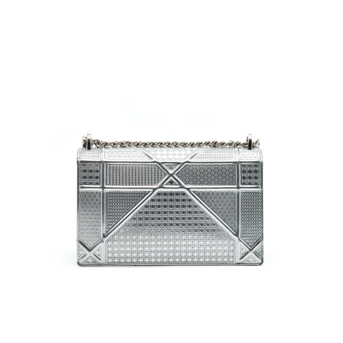 Top quality Dior Medium Top quality Diorma Metallic Silver with