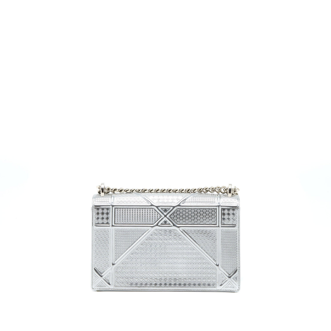 Top quality Dior Medium Top quality Diorma Bag In Metallic Silver