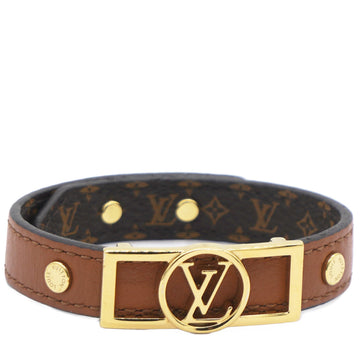 Louis-vuitton Monogram Dauphine Bracelet Tan Brown