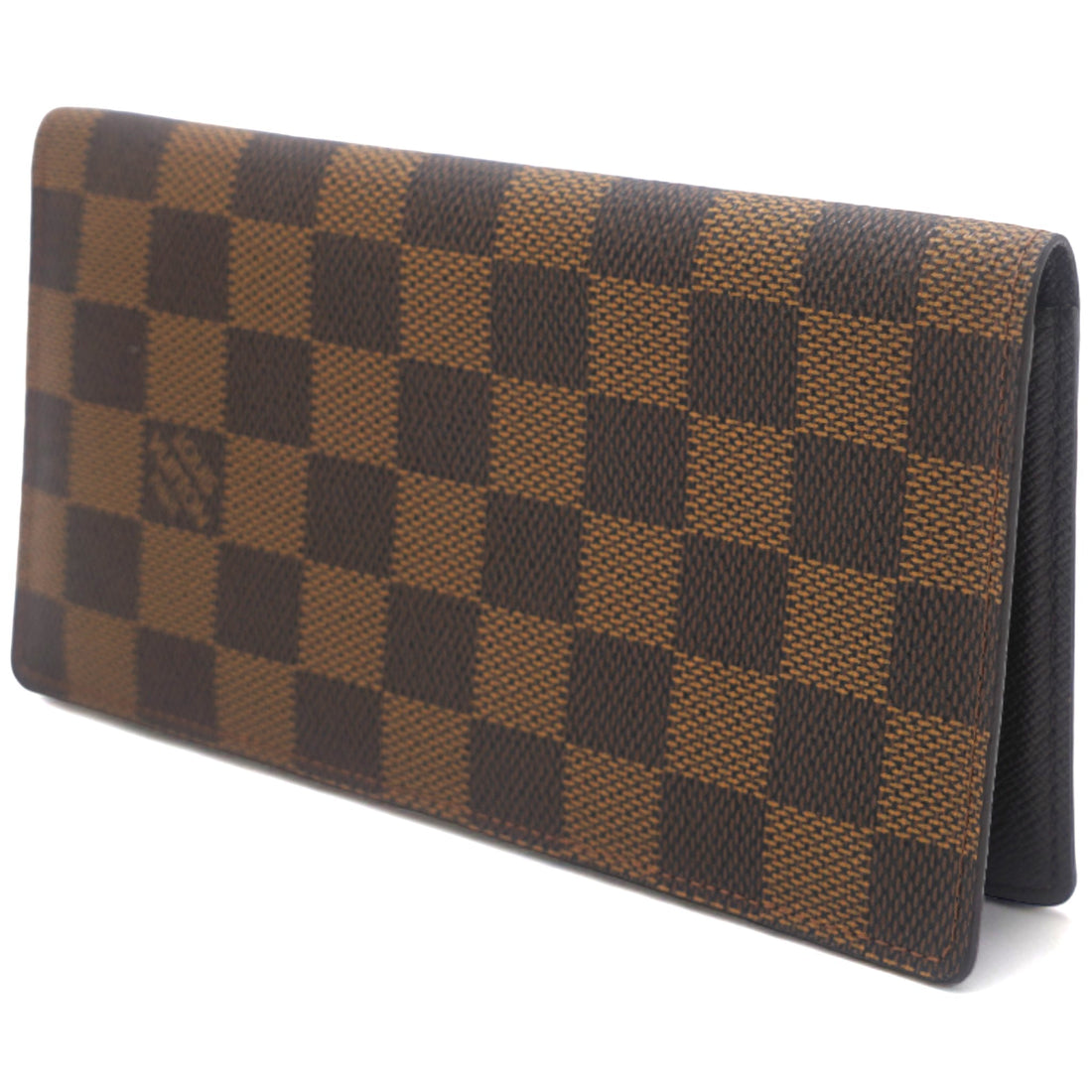 Louis-vuitton Damier Ebene Canvas Porte Valeurs Organizer Wallet