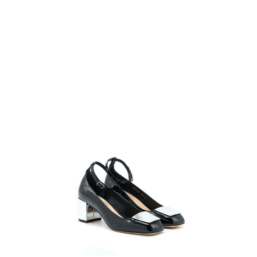 Christian Top quality Dior Size 36 Ballet Pump Patent Calfskin Black