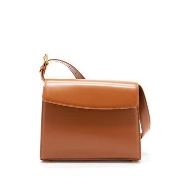 Balenciaga Ghost Medium Shoulder Bag CalBNkin Caramel GHW