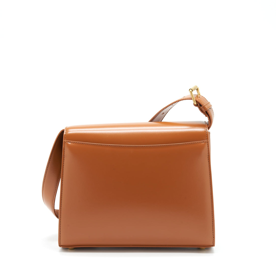 Balenciaga Ghost Medium Shoulder Bag CalBNkin Caramel GHW